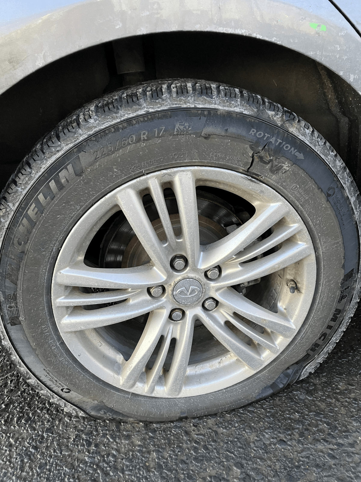 Howell’s daughter in law hit an unmarked broken sewer grate in January, further damaging the car.