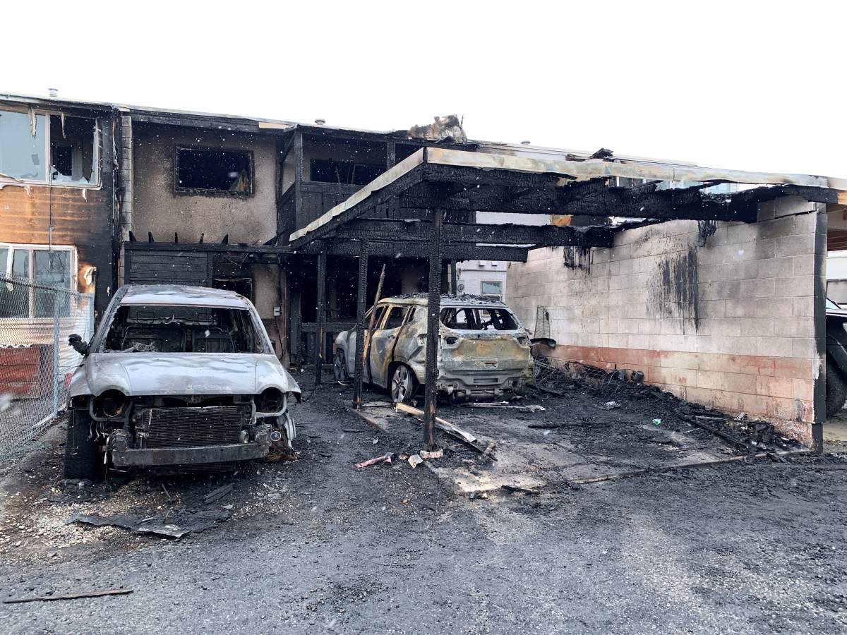 Residents of Kelowna triplex fire exit safely - image