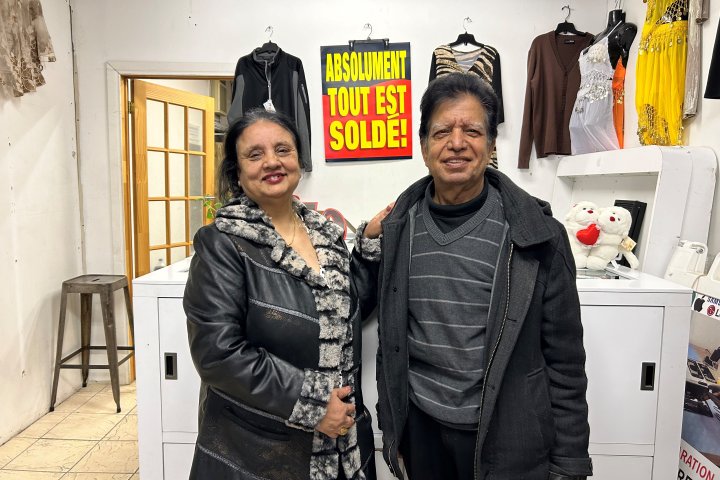 ‘We worked hard’: After 50 years in Montreal, couple’s clothing shop to close
