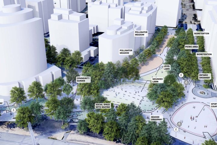 Nooks or knoll? Vancouver wants your thoughts on new False Creek park