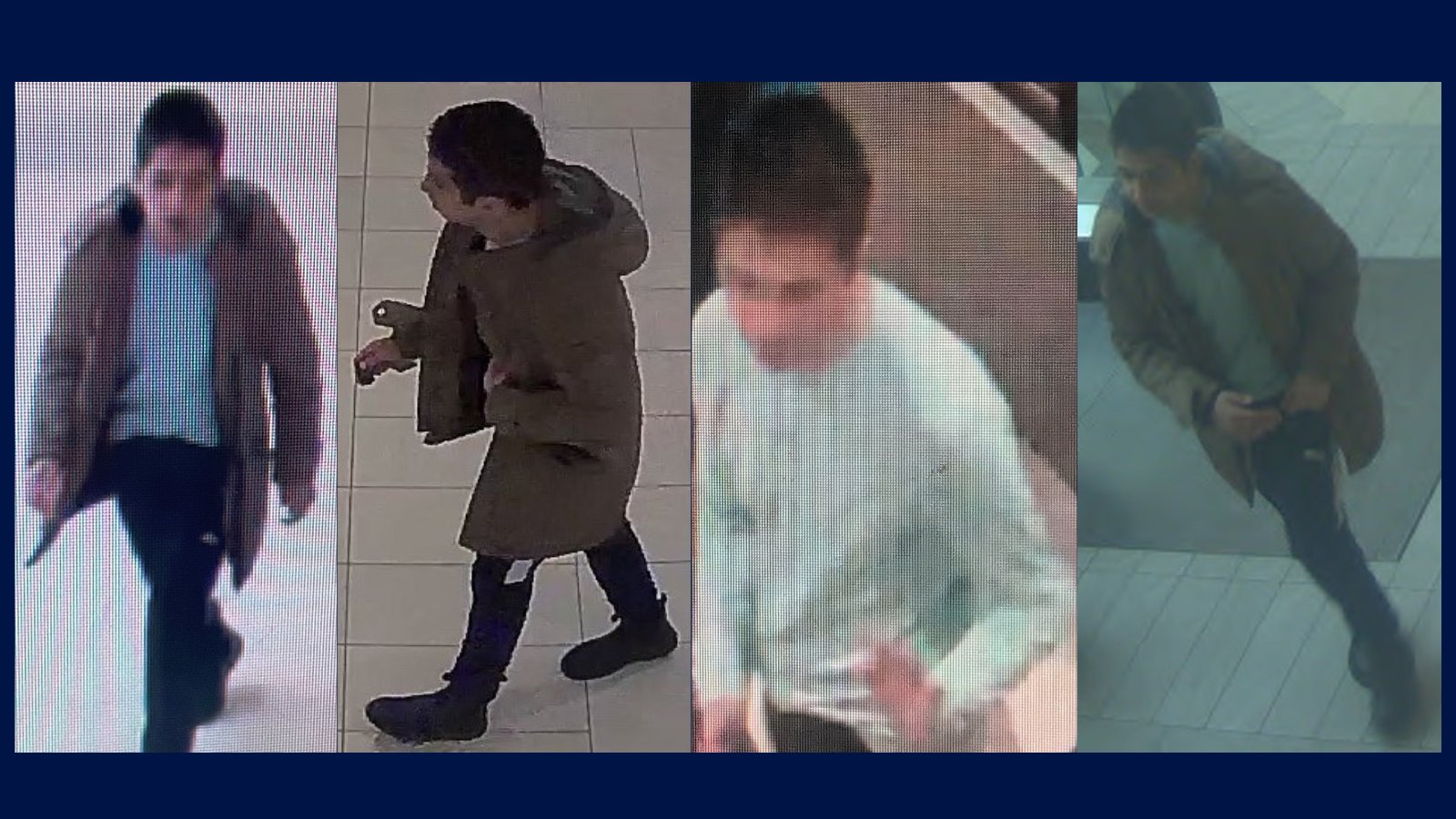 Лондон Онтарио полицията пусна снимки от наблюдение от търговски център