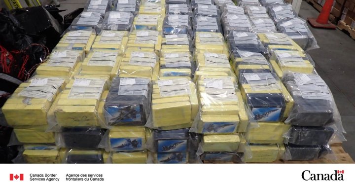 Кокаин на стойност 194 милиона долара, конфискуван в пристанището на Халифакс след сигнал от вътрешната сигурност на САЩ