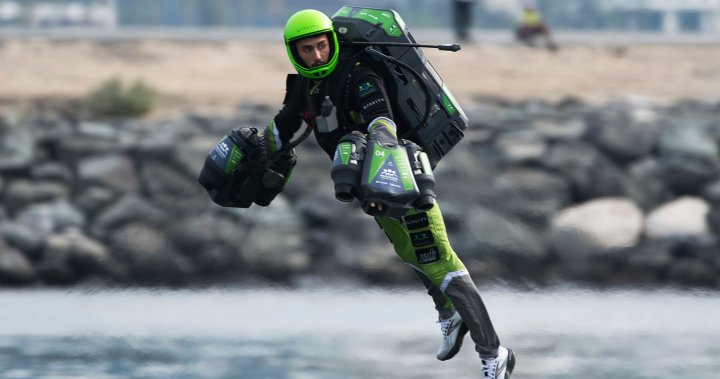 Ready, set, fly? First-ever jet suit race held in Dubai