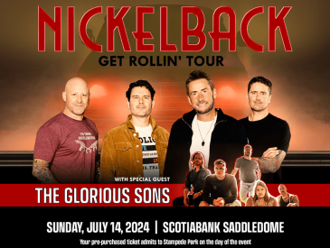Nickelback at the Calgary Stampede; Supported by Global Calgary & QR Calgary - image