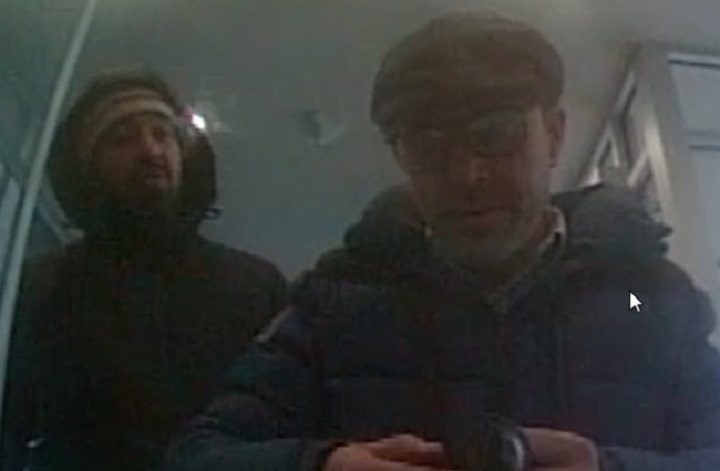 Police say they're looking for two suspects after a distraction theft at a Pickering bank.