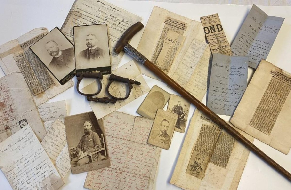 The lot of Jack the Ripper items that will go to auction on March 22, 2024.