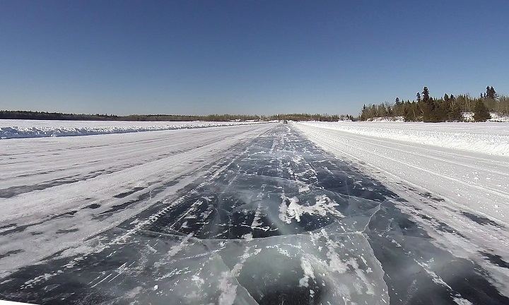 The warmest winter on record in Canada has spelled widespread issues for First Nations in northern Ontario connected to a network of winter roads built over frozen land, rivers and lakes. A winter road which crosses Shoal Lake to Shoal Lake 40 First Nation is photographed on Wednesday, Feb. 25, 2015. 