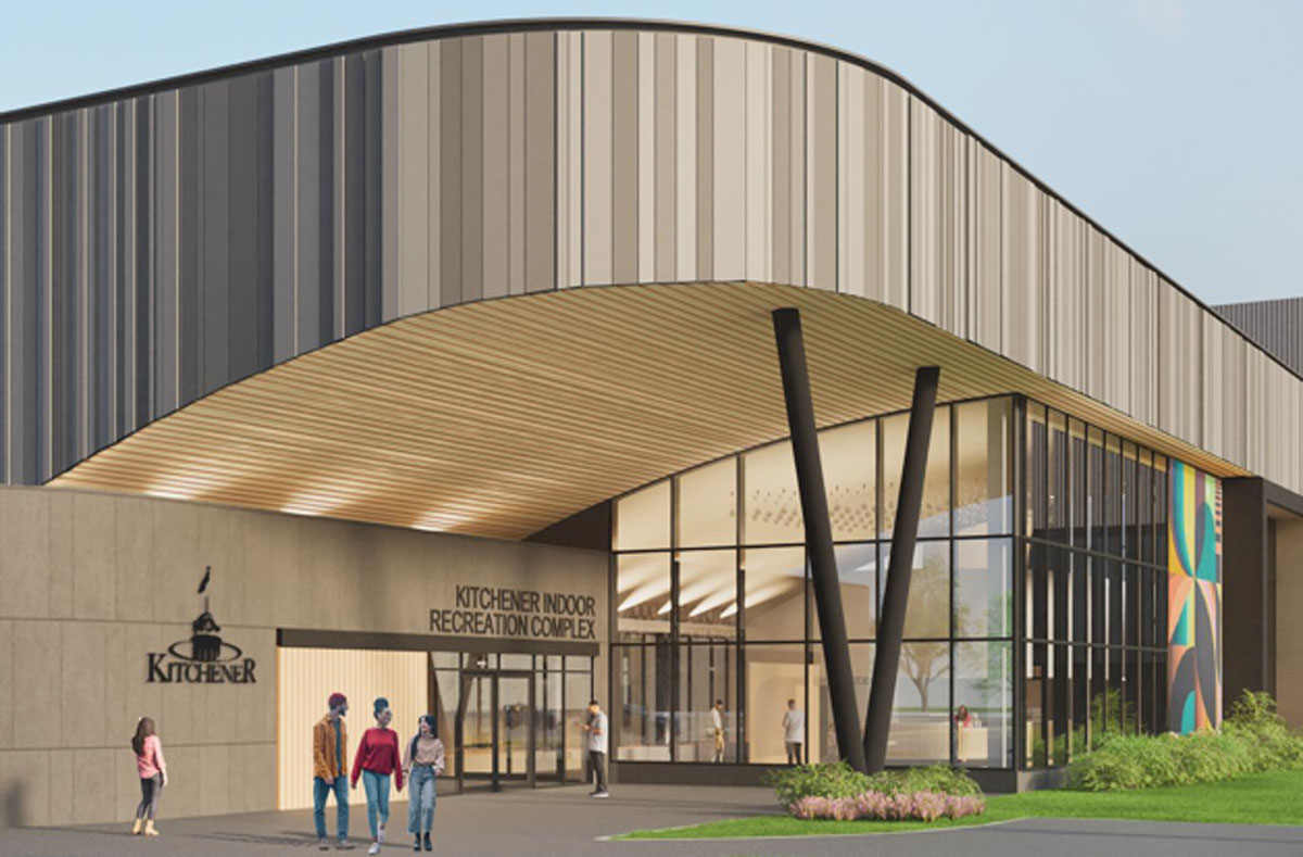The city has unveiled drawings for the new rec complex at RBJ Schlegel Park.