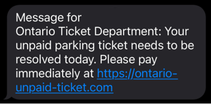 Kingston police warn to be wary of suspicious-looking text messages.