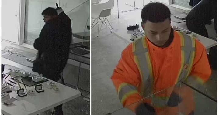 Winnipeg police ask for help identifying suspects after jewelry store robbed