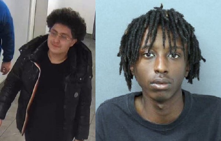 Fadel Naim (left) and Dan Hakizimana, both 19 years old, are wanted for second-degree murder.