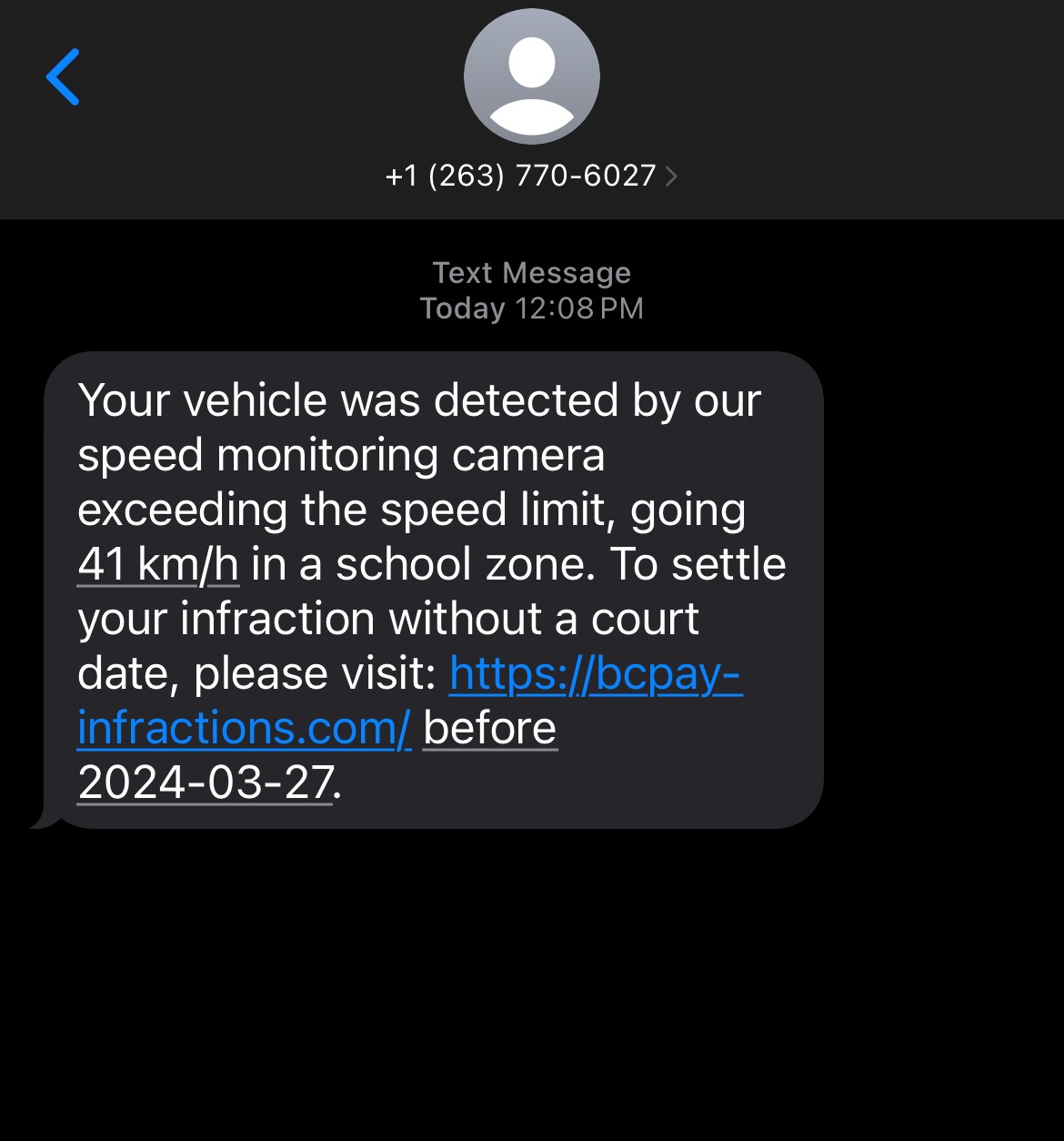 Всички необичайни текстове призоваващи за отплата за нарушение на трафика