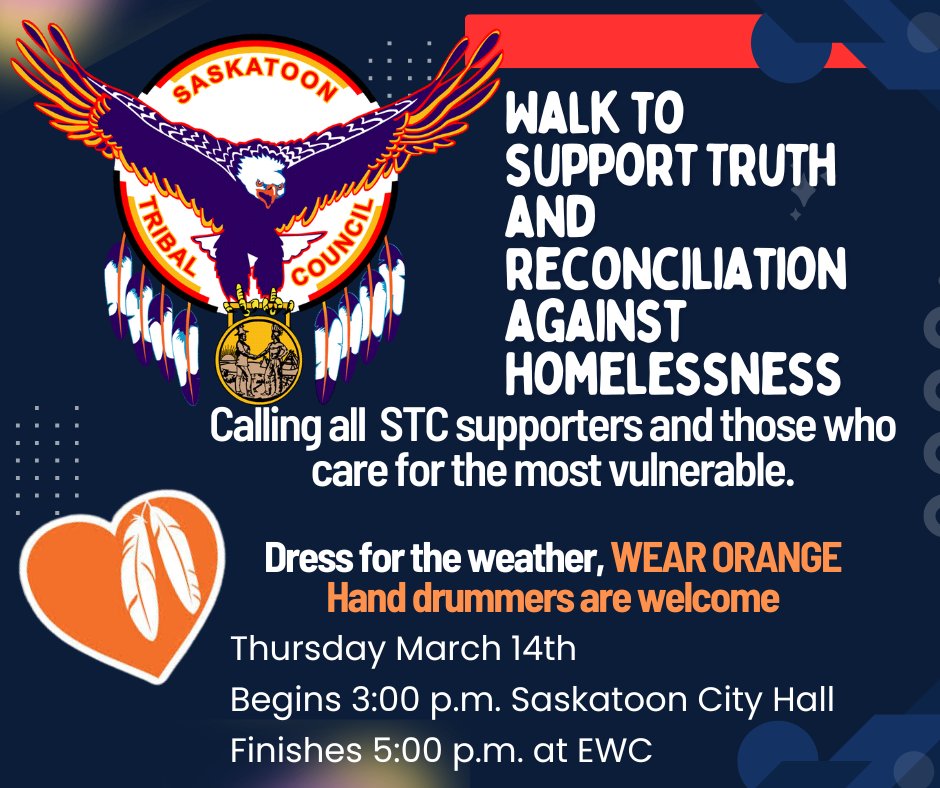 According to a media release, the walk is to show support for the services that the Emergency Wellness Centre offers Saskatoon's homeless population. .