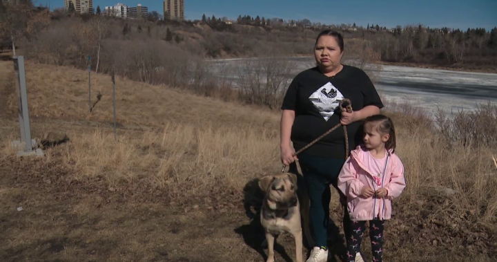 Добрите самаряни спасиха куче от река Северен Саскачеван в Едмънтън