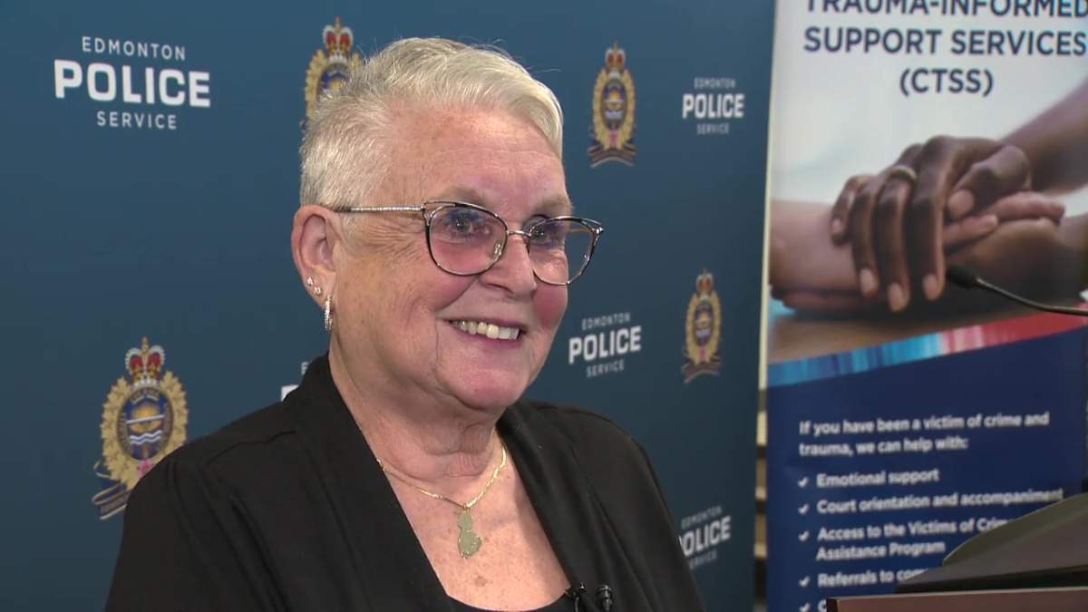 Jean Henderson received the Governor General of Canada Sovereign's Medal for Volunteers at a ceremony in Edmonton on Wednesday, March 27, 2024.