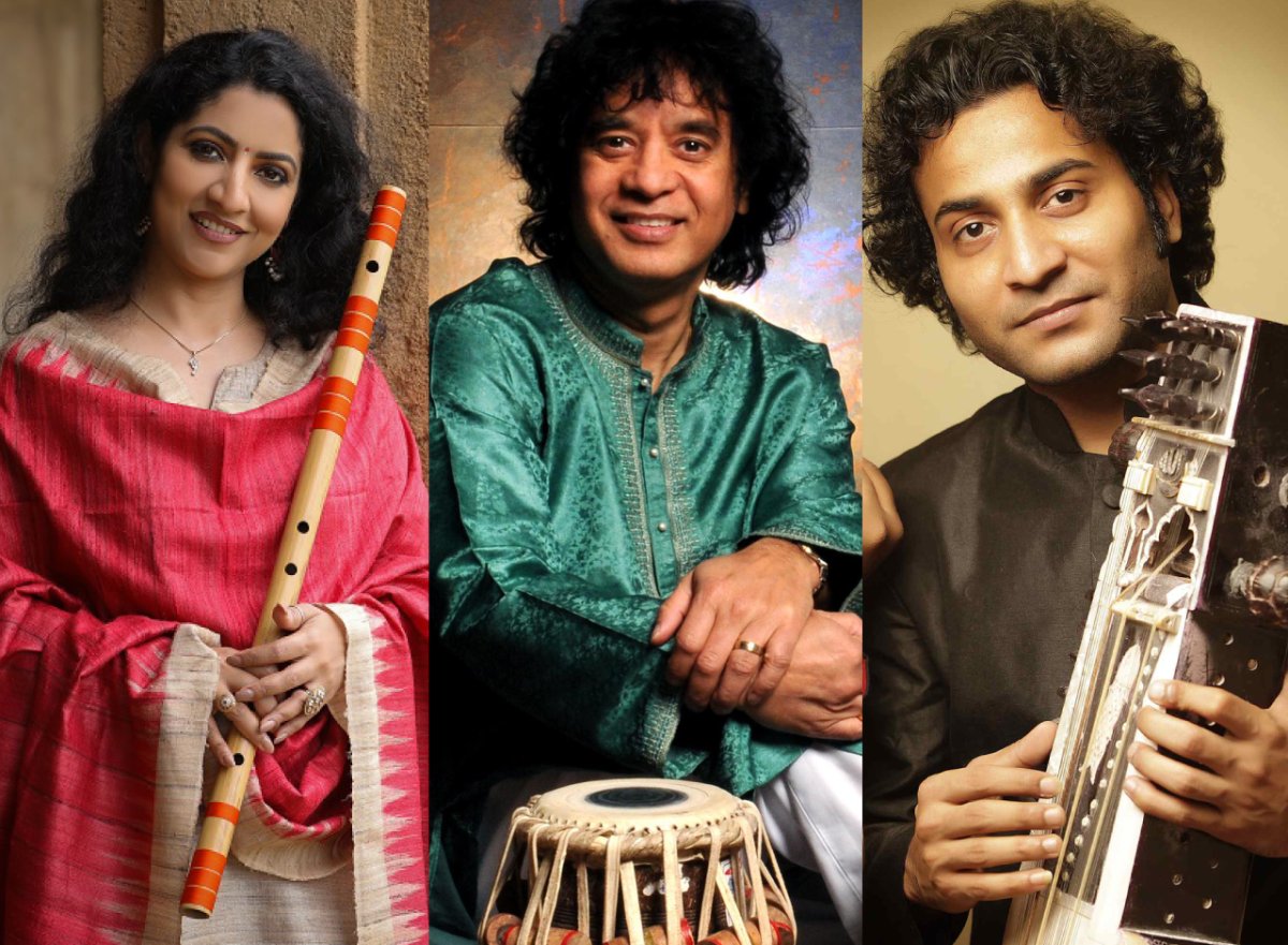 ZAKIR HUSSAIN TRIO – “TISRA” Indian Music Concert - image