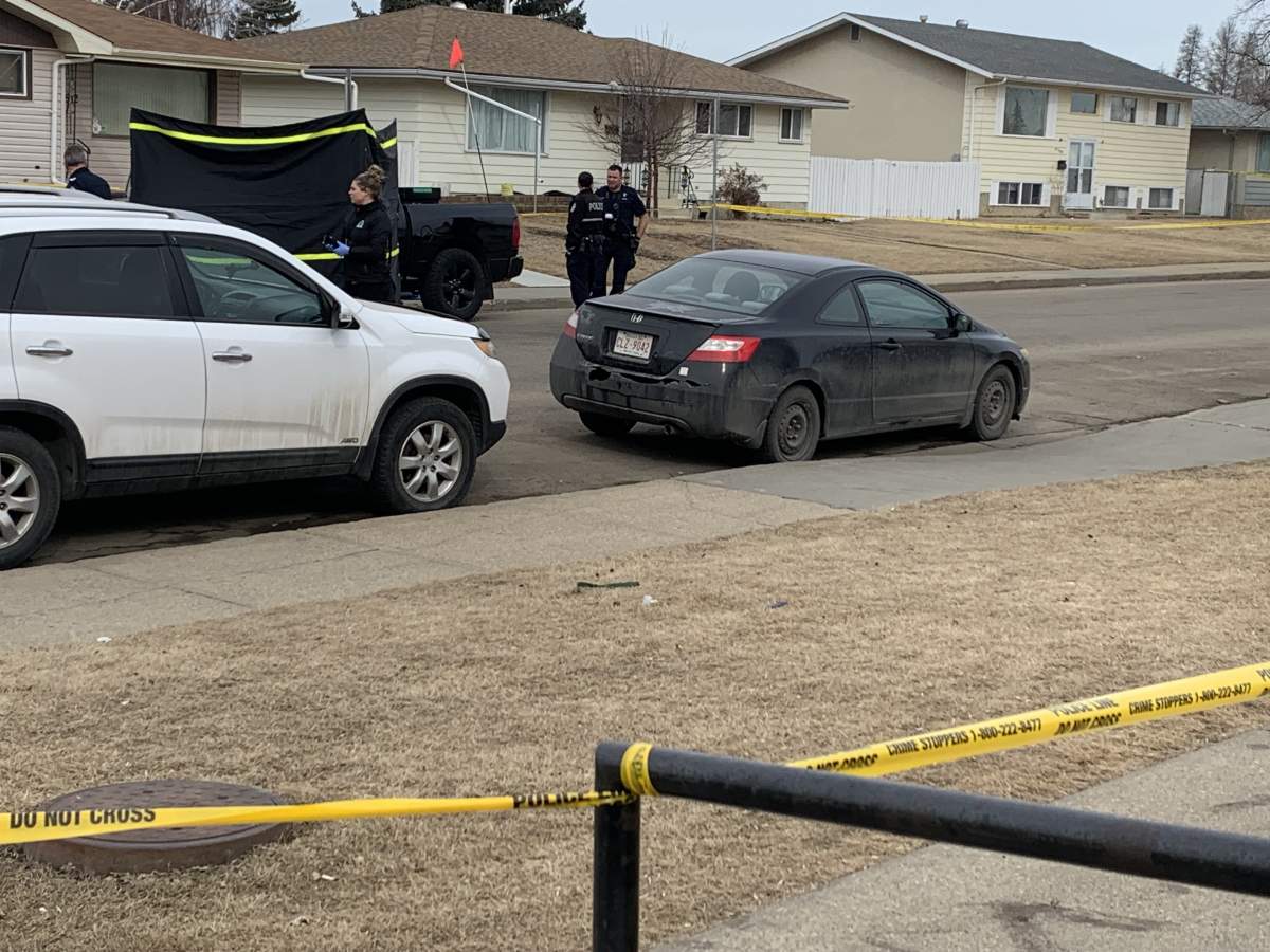 Suspicious truck north Edmonton