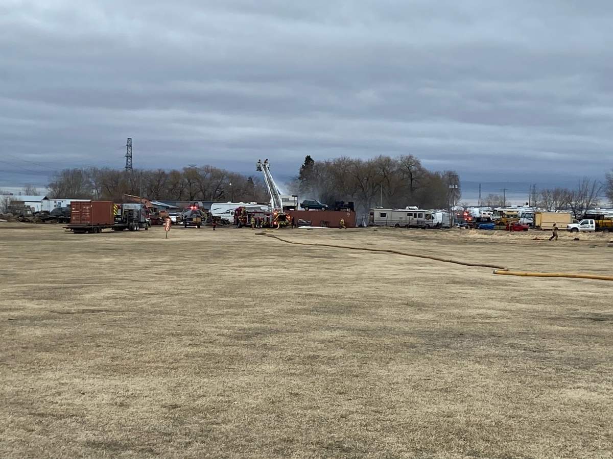 Fort Road driving range fire