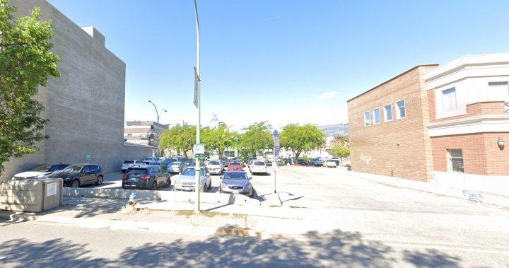Kelowna parking lot up for development courtesy of BC Builds project