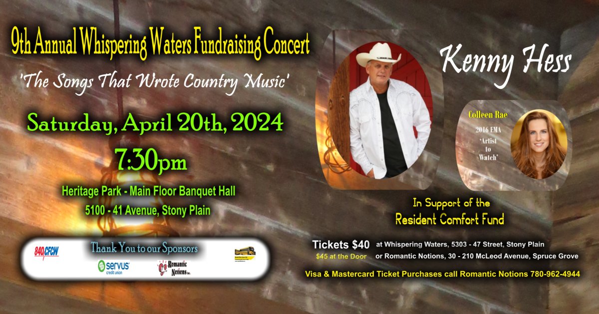 9th Annual Whispering Waters Fundraising Concert - image