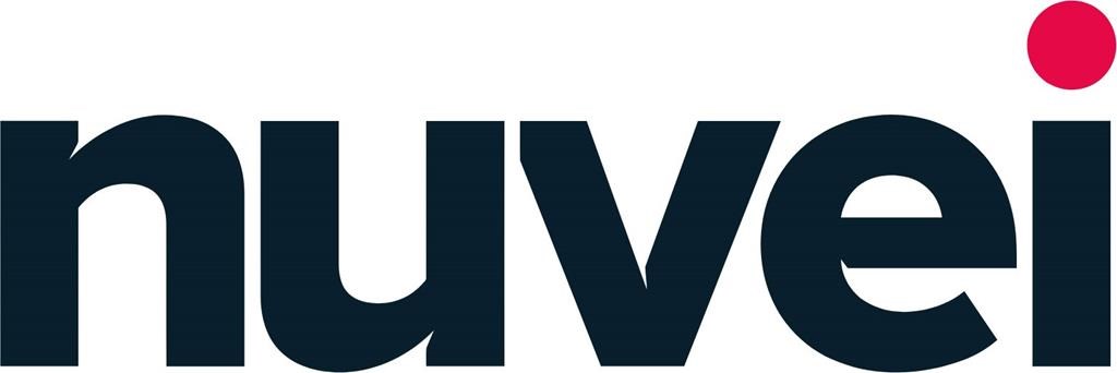 Nuvei Corp. says it has signed a deal to be taken private by Advent International, alongside existing Canadian shareholders Philip Fayer, Novacap and CDPQ. The Nuvei logo is shown in this undated handout photo. 