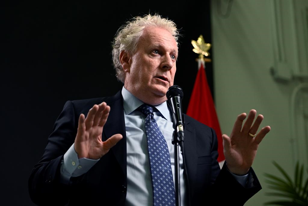 Former Quebec premier Jean Charest calls on Canadian leaders to clean up public debate