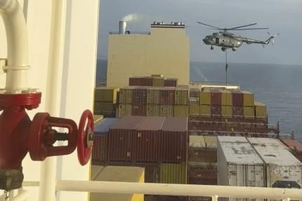 Iran’s Revolutionary Guard seizes Israeli container ship amid tensions