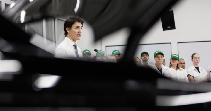 Trudeau zegt dat Honda's fabriek voor elektrische voertuigen ter waarde van 15 miljard dollar in Ontario een 'historische dag' markeert.
