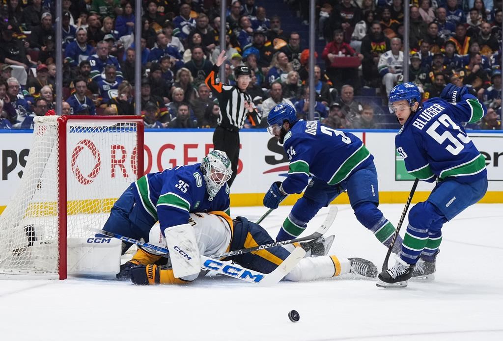 ‘It’s nice to be the villain’: Vancouver Canucks gear up for
Game 3 in Nashville