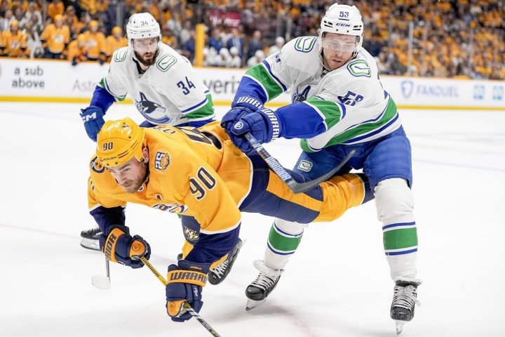 ‘We have to have an attitude’: Canucks look to eliminate Predators on home ice
