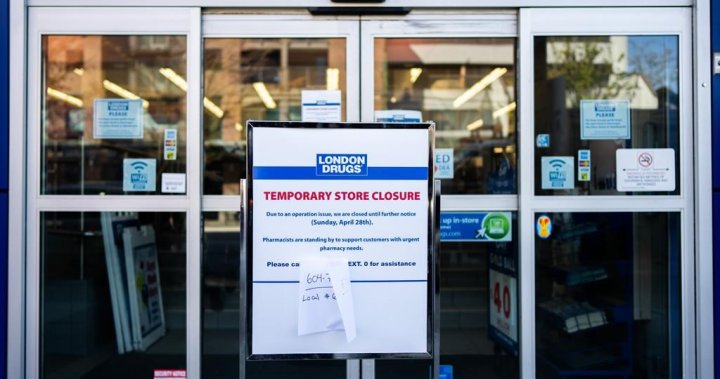 Западна Канада Лондон магазините за лекарства и аптеките остават затворени