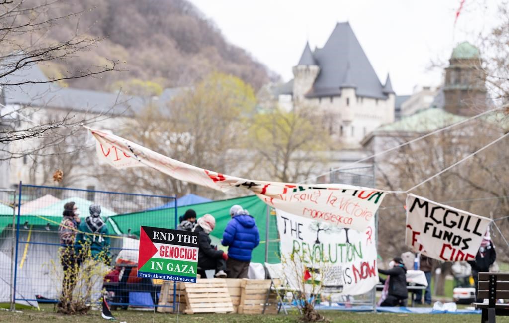 McGill requests ‘police assistance’ to remove pro-Palestinian
encampment on campus