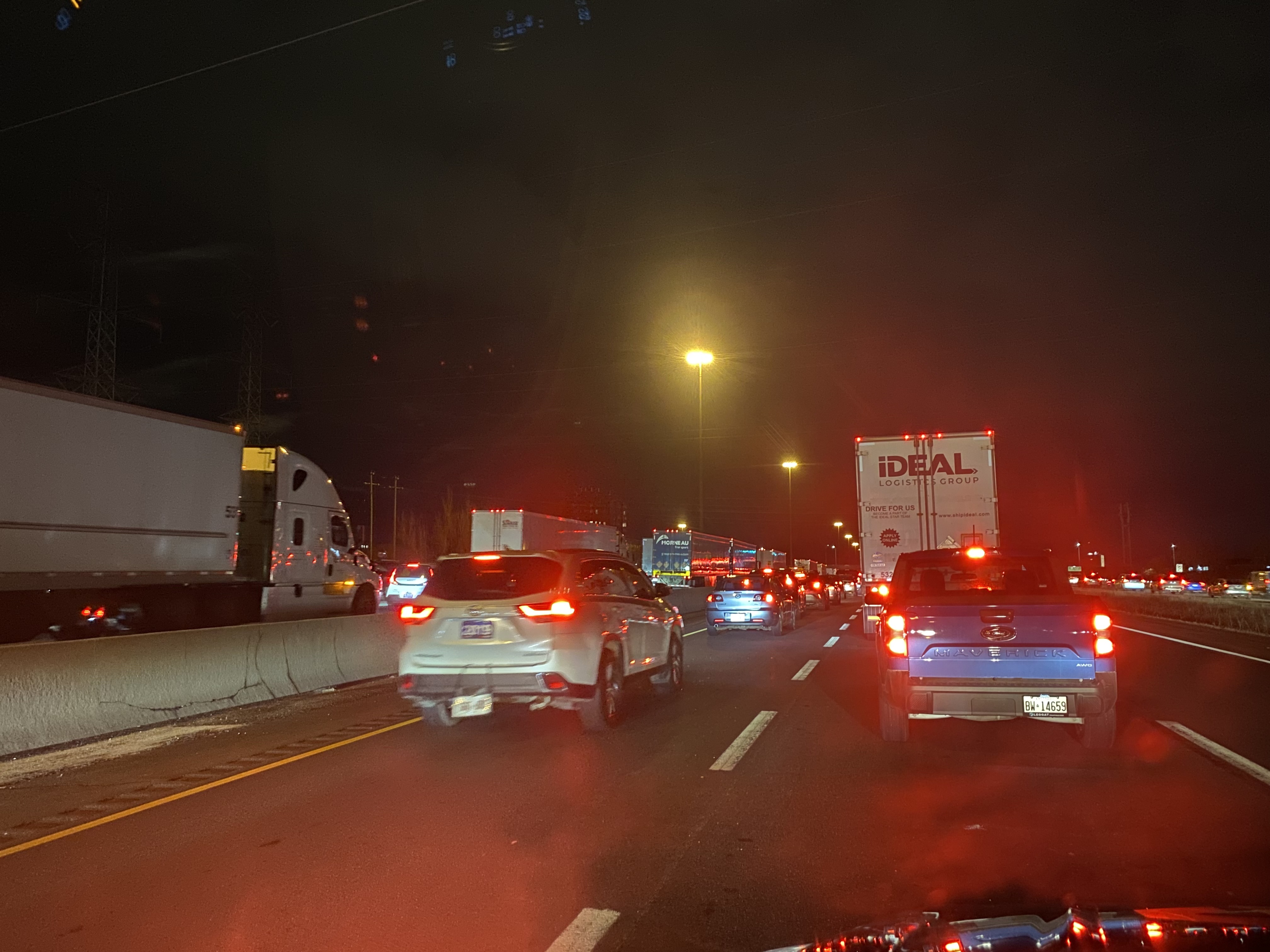 Регионалната полиция на Дърам казва че голяма катастрофа на магистрала