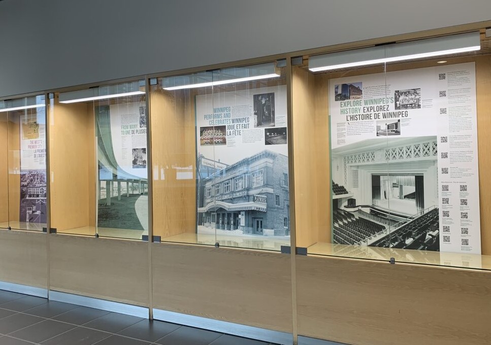 An exhibit at the Millennium Library in Winnipeg will close on April 28, 2024. It was set up to mark the city's 150th anniversary.