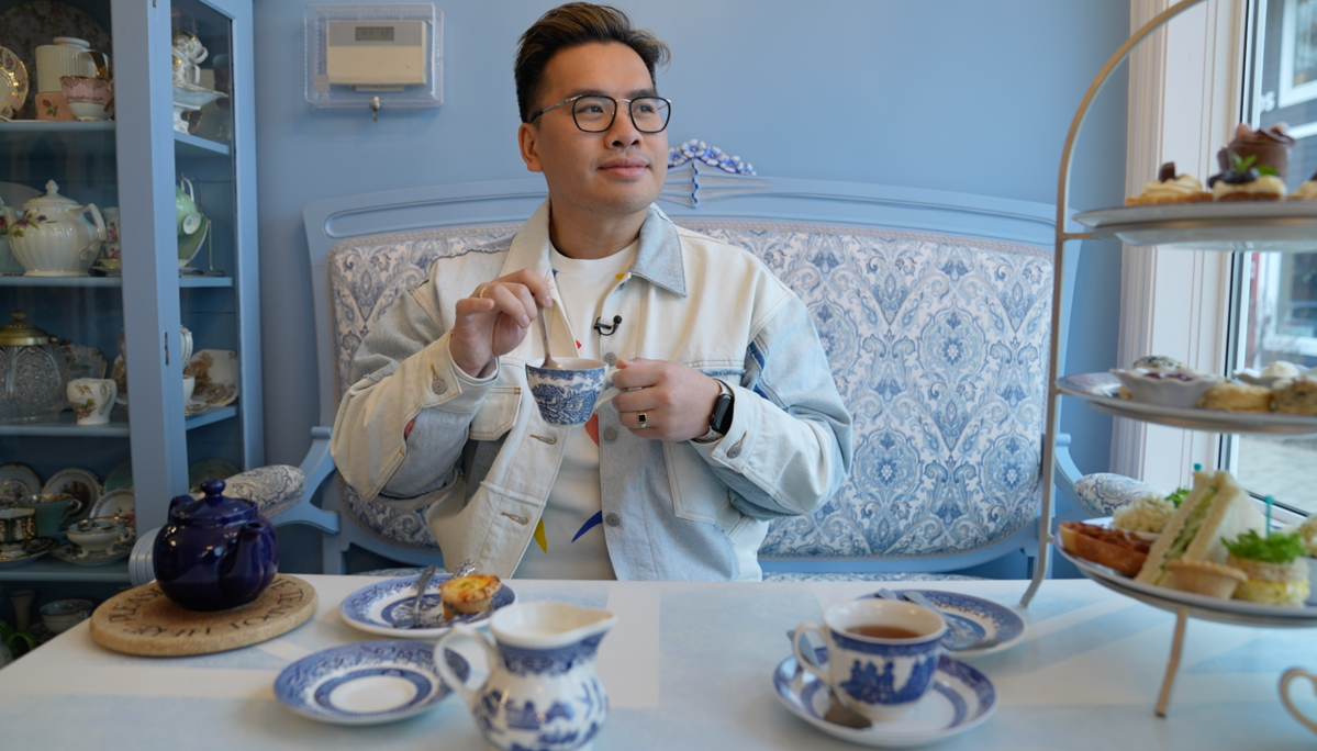 Liem Vu at The Blue Willow Tea Shop