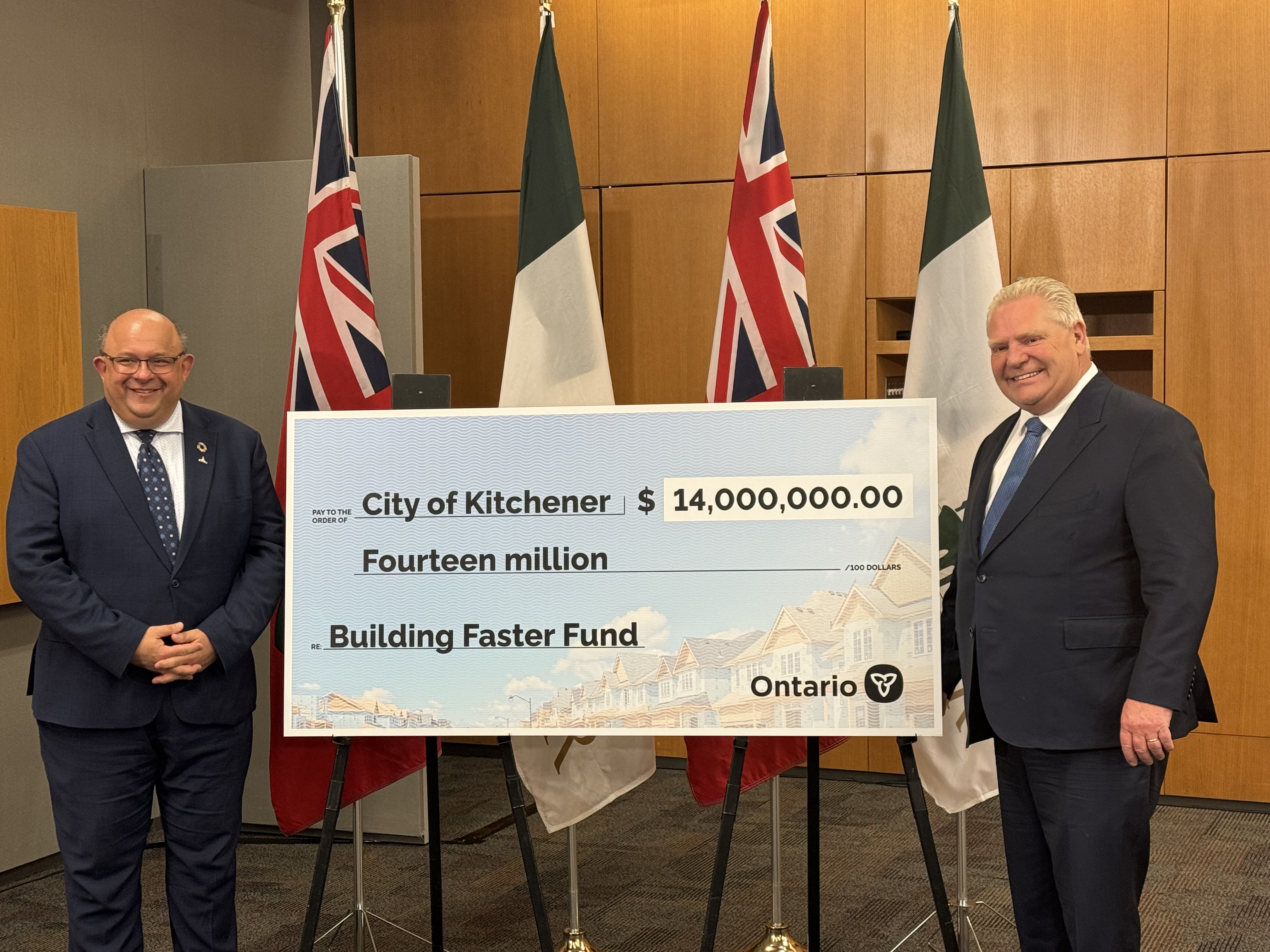 Kitchener gets $14 million from province for reaching its 2023 housing target