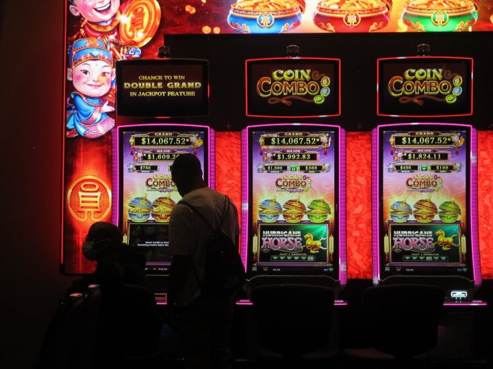 Slot machines are seen in this file photo.