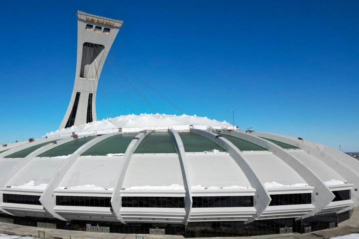 What to do about Olympic Stadium’s beleaguered old roof? Ideas are wanted