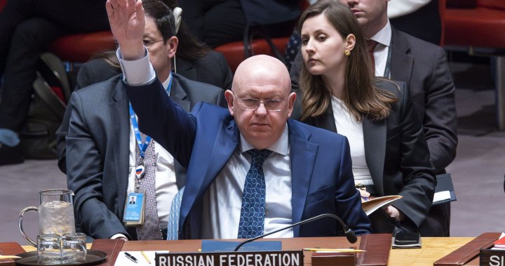 Русия в сряда наложи вето на резолюция на ООН спонсорирана