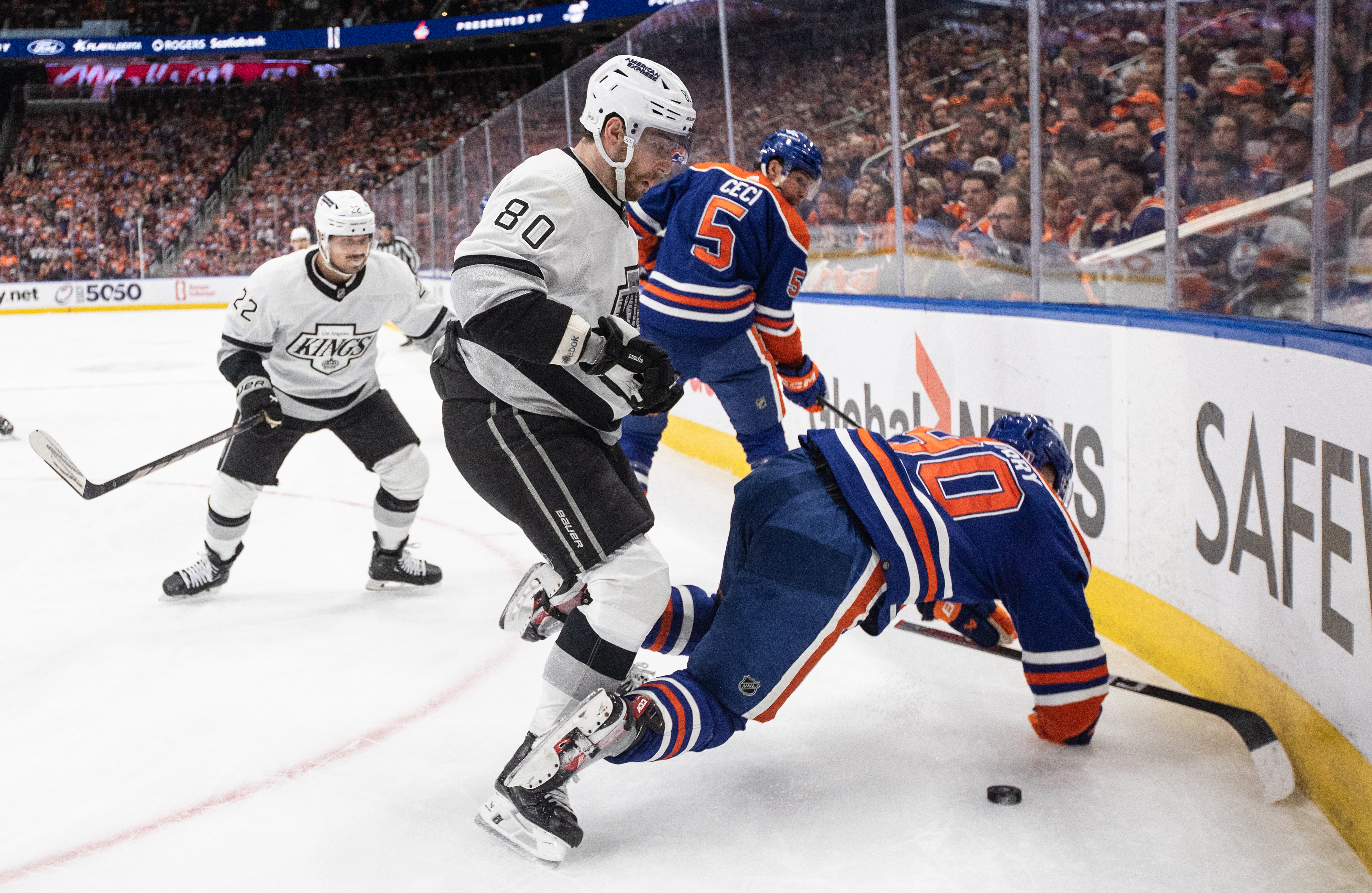 Edmonton Oilers lose Game 2 in overtime to Kings