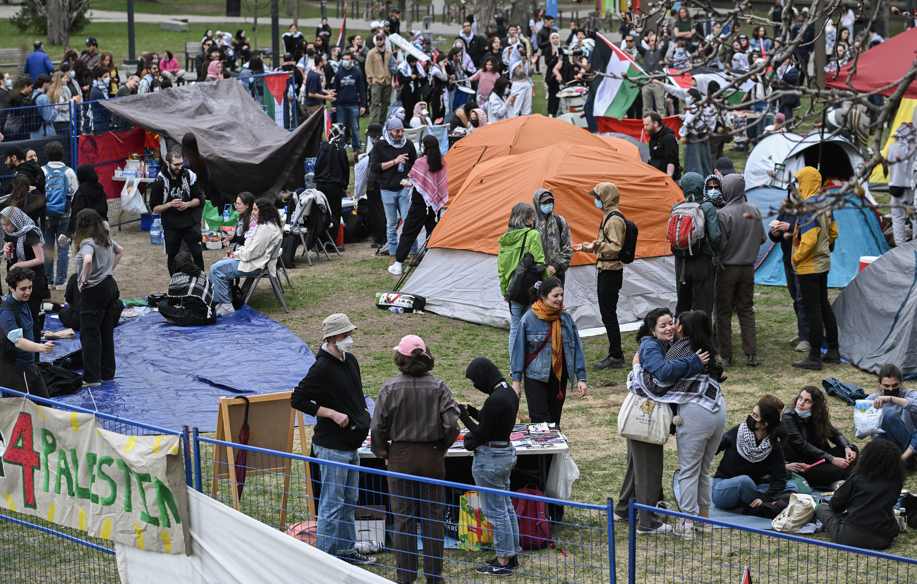 Protesters at McGill encampment demand university divest from Israel