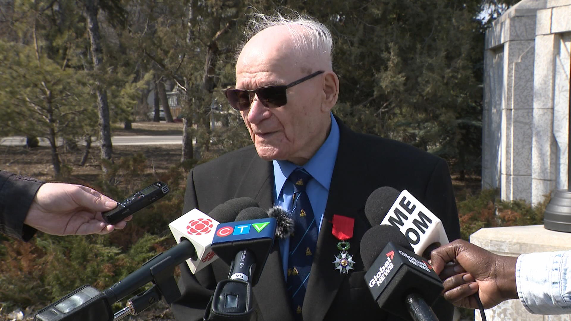 Saskatchewan World War II veteran honoured at statue unveiling Saturday