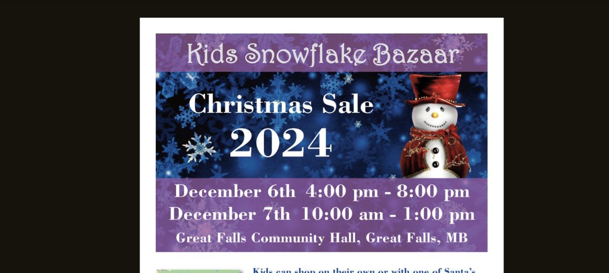Kids Christmas Snowflake Bazaar - image