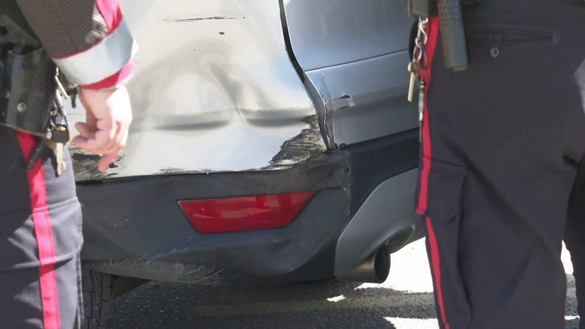Calgary Police say a crash that began as a minor accident between two vehicles resulted in an elderly woman being run over by her own vehicle.