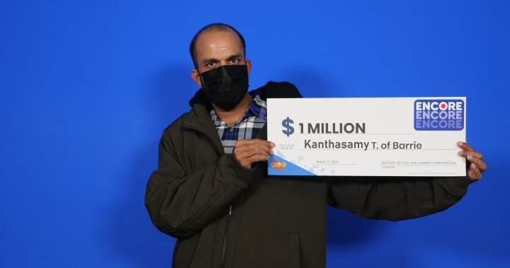 Билет за лотария от $1 се превръща в печалба от $1 милион за Бари, Онтарио. мъж