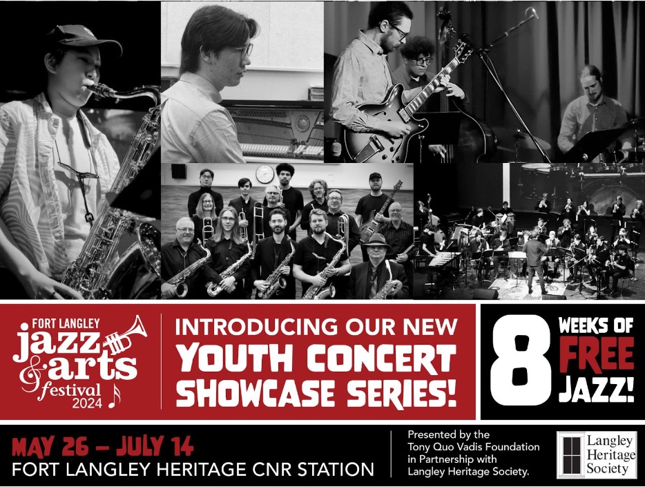 Global BC sponsors Fort Langley Jazz & Arts Festival Youth Concert Showcase Series 2024 - image