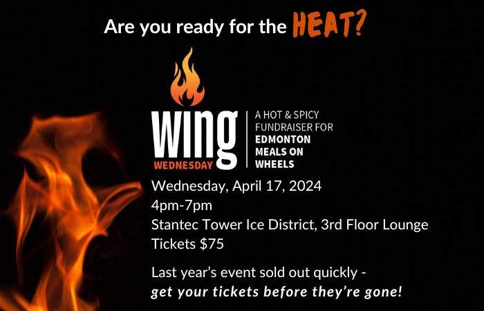 Wing Wednesday Fundraiser for Edmonton Meals on Wheels - image