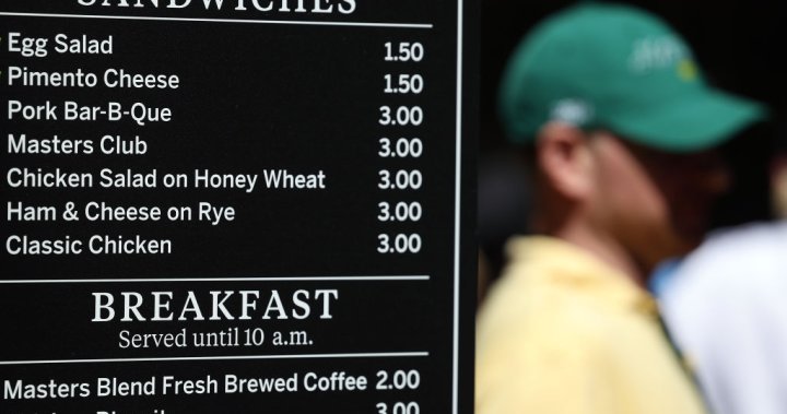 People can’t get over the wildly affordable concession menu at the Masters
