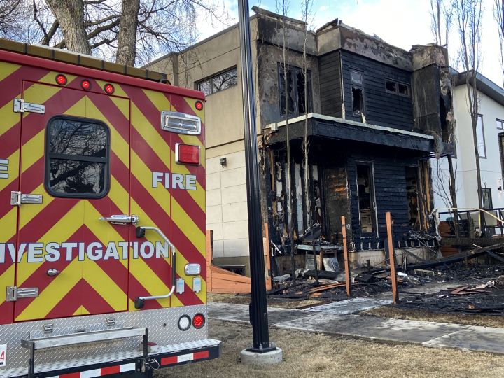 A home in west Edmonton's Grovenor neighbourhood appeared to have sustained extensive damage after a fire broke out on Monday morning.