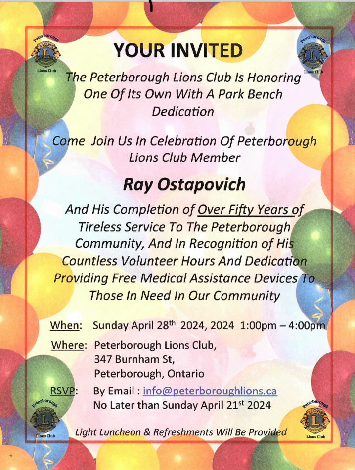 Honouring Lion Ray Ostapovich - image